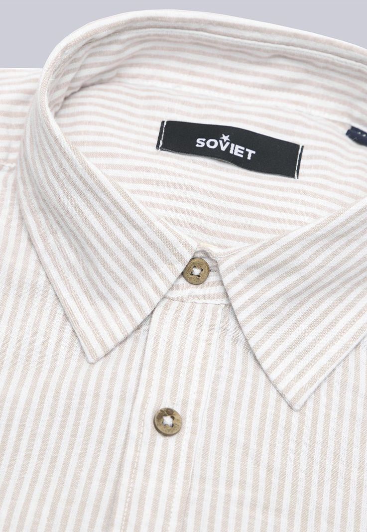 Camisa Lino Manga Larga Soviet BVSHF28TA-5
