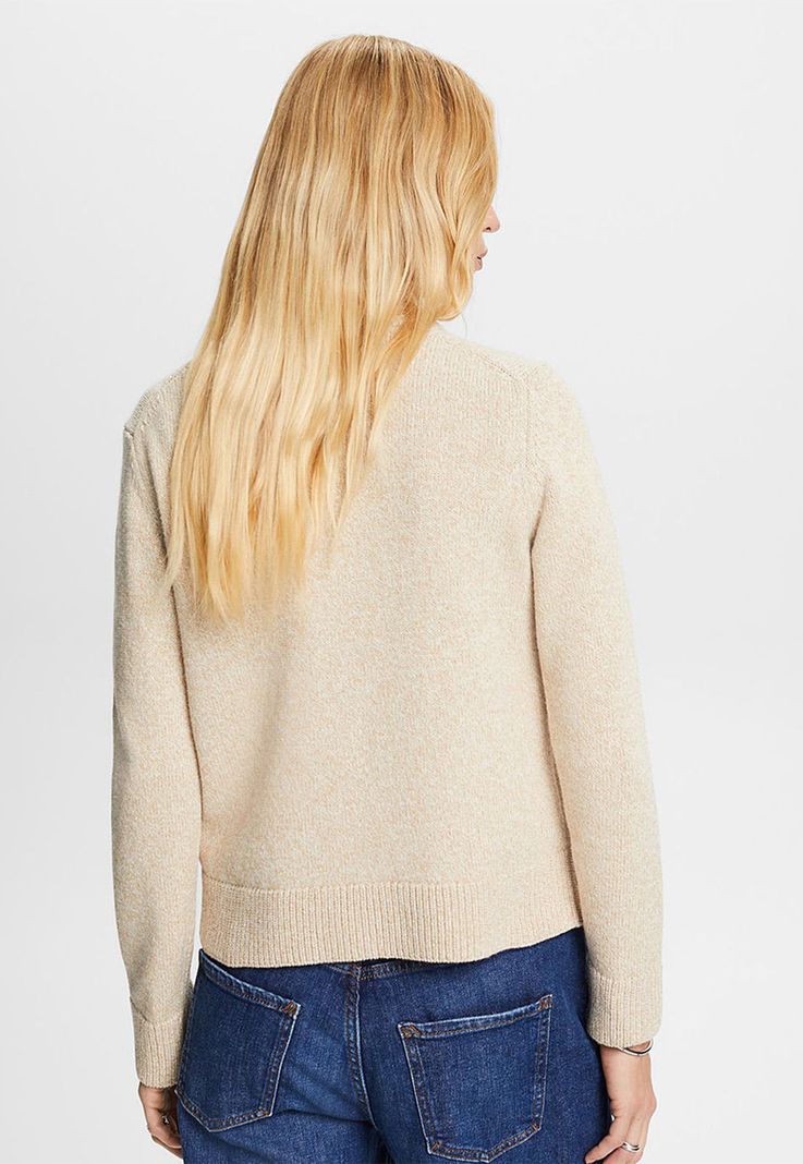 Sweater Con Cuello Redondo Mujer Esprit 083EE1I332-1