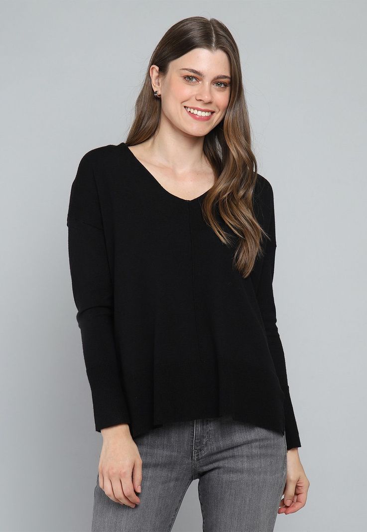 Sweater Liviano Cuello V Mujer Esprit 074EE1I300-0
