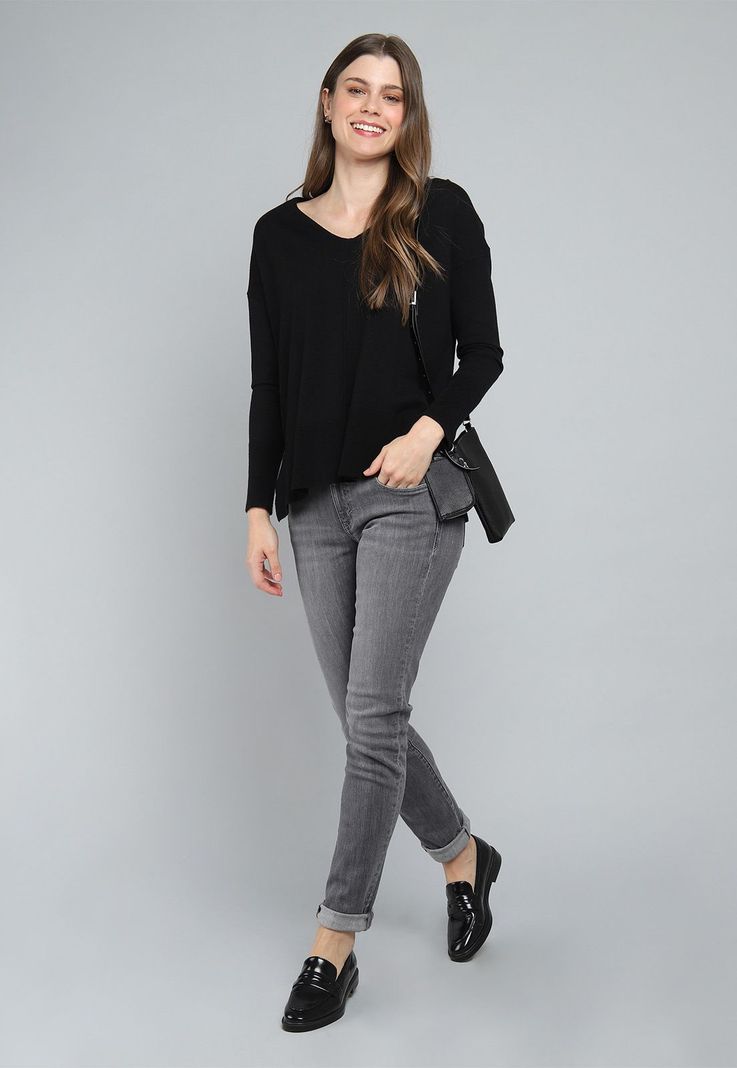 Sweater Liviano Cuello V Mujer Esprit 074EE1I300-3