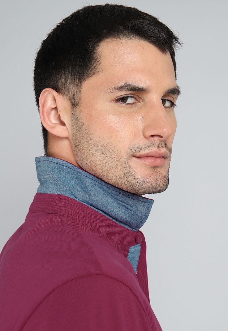 Polera Pique Manga Larga Guy Laroche GLBIK48GU-2