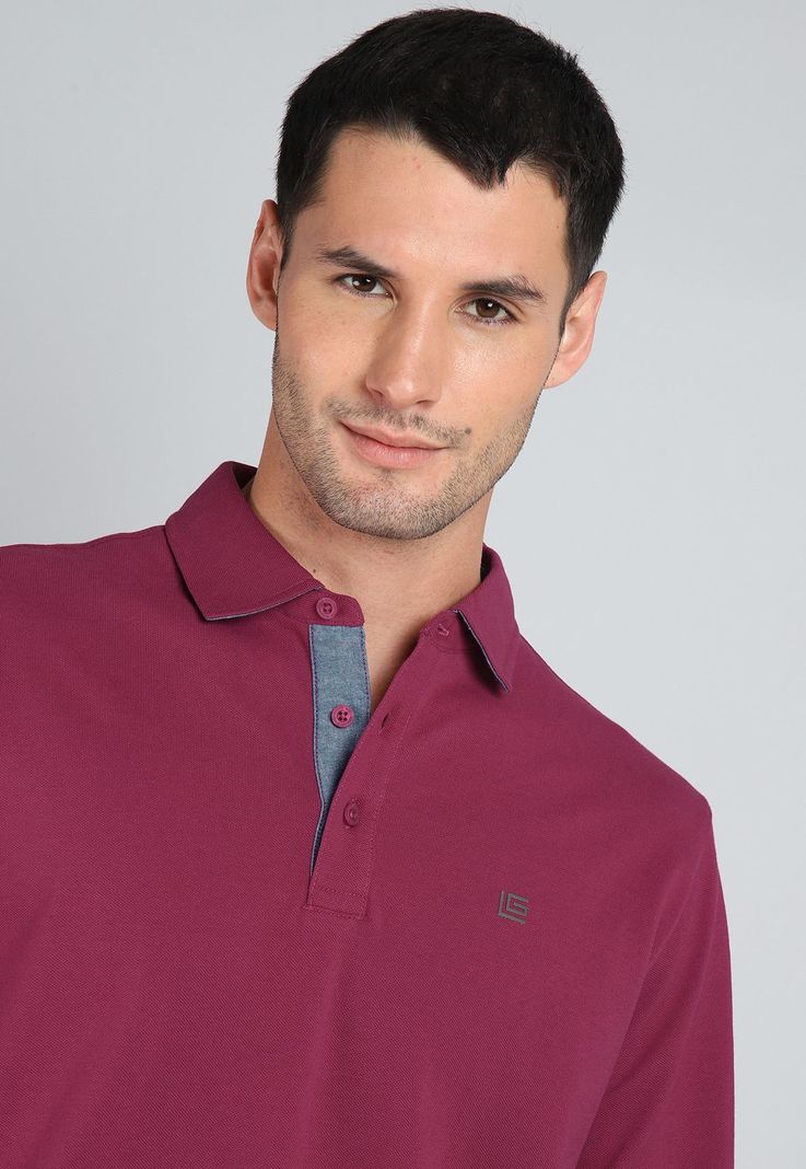 Polera Pique Manga Larga Guy Laroche GLBIK48GU-5