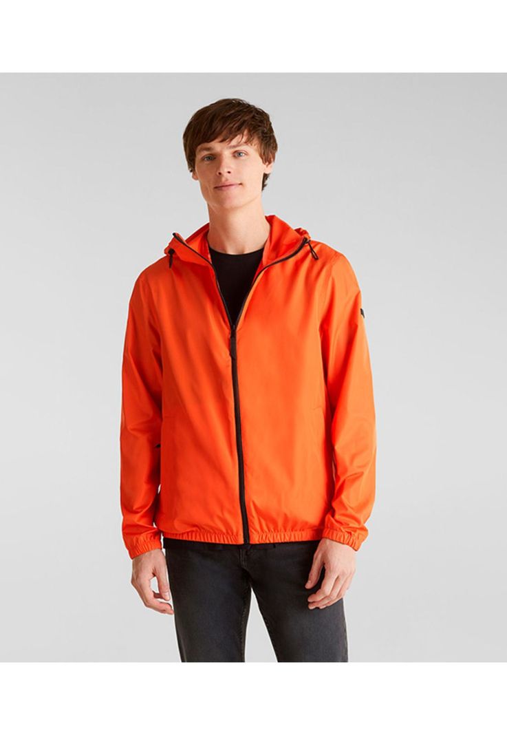 Chaqueta regular con capucha