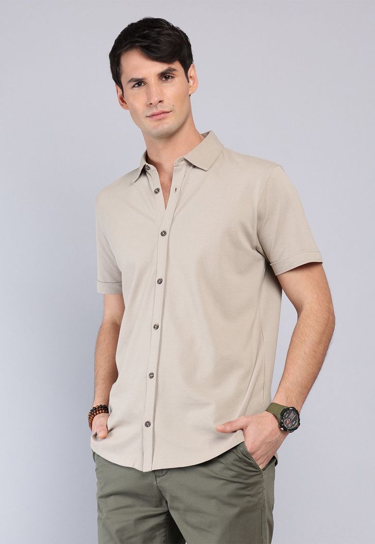 Polera Abotonada Spandex Arrow