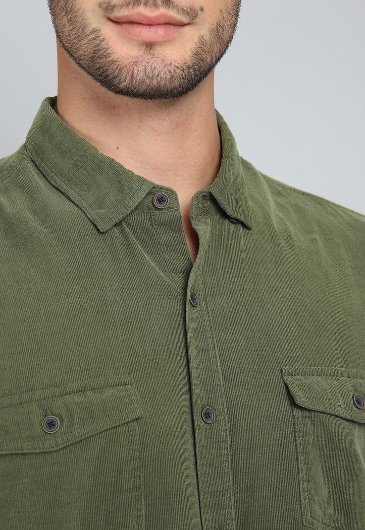 Camisa Cotelé Manga Larga Soviet BISHF04VE-2