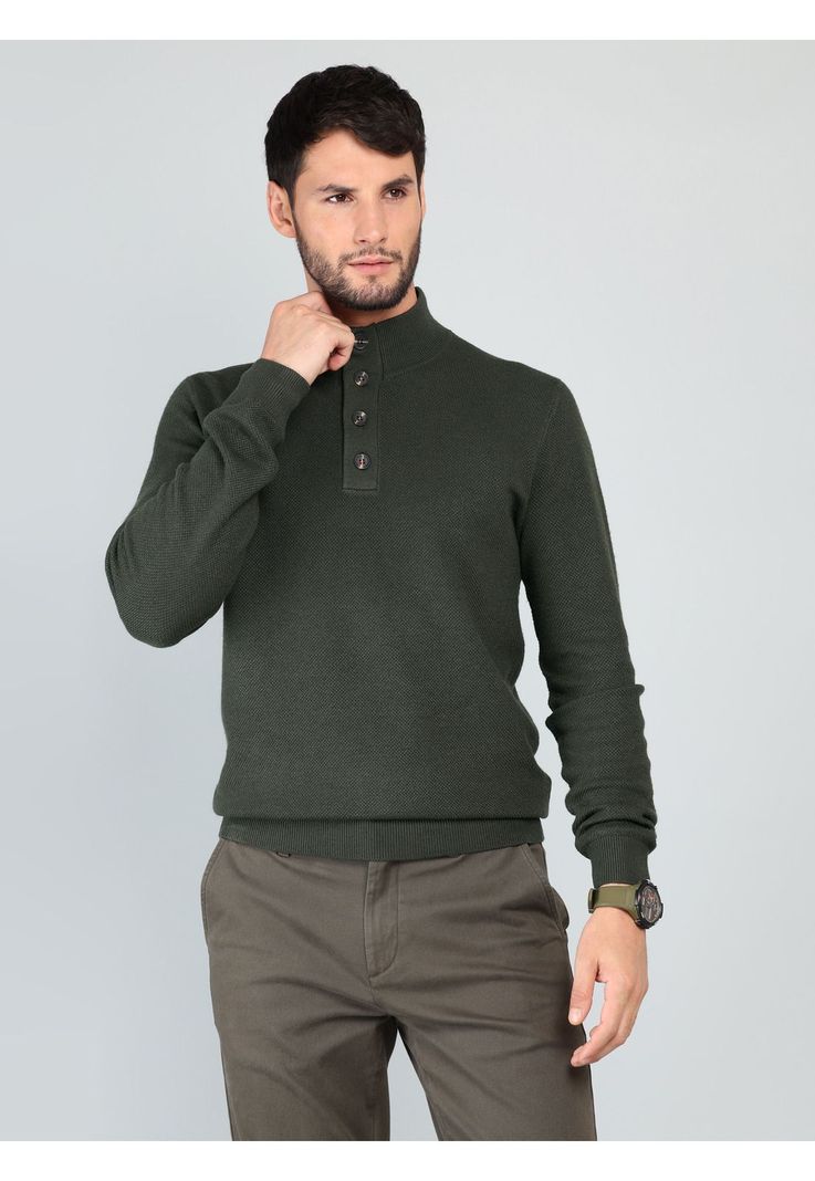 Sweater Cuello Alto Regular fit Verde Arrow SW33009VE S