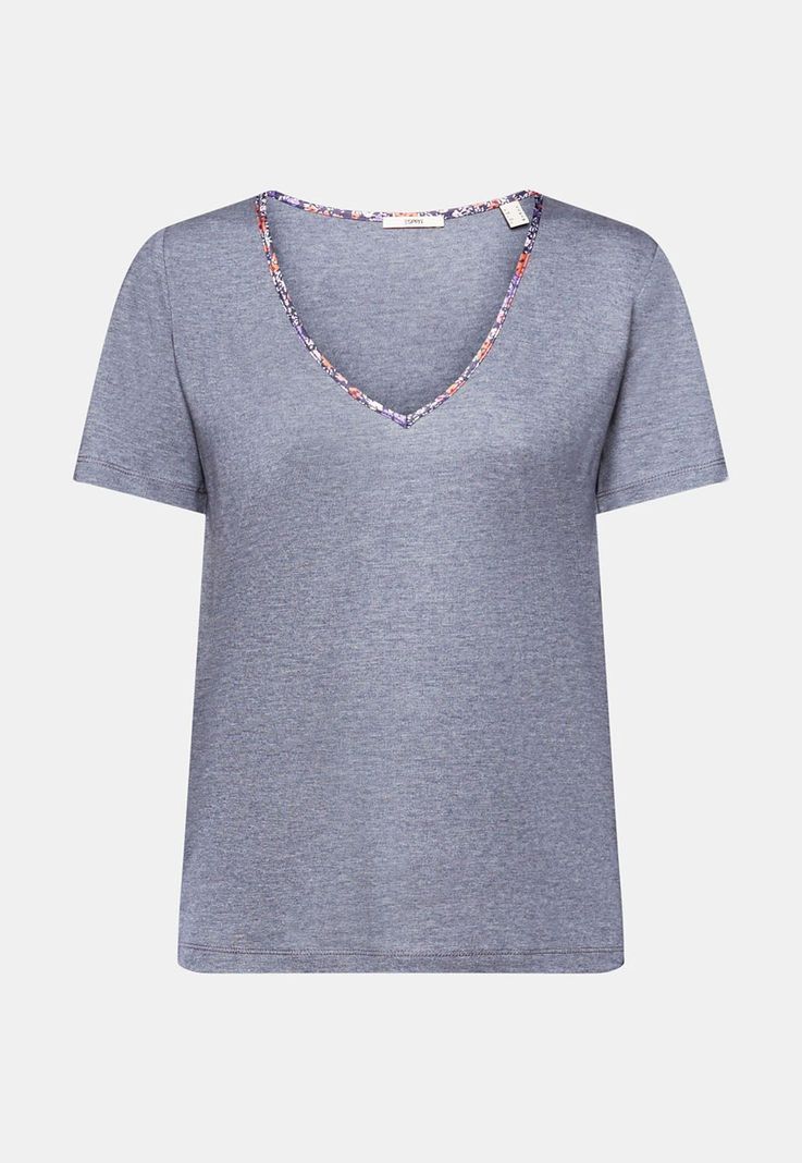Polera Escote En V  Estampado Mujer Esprit-3