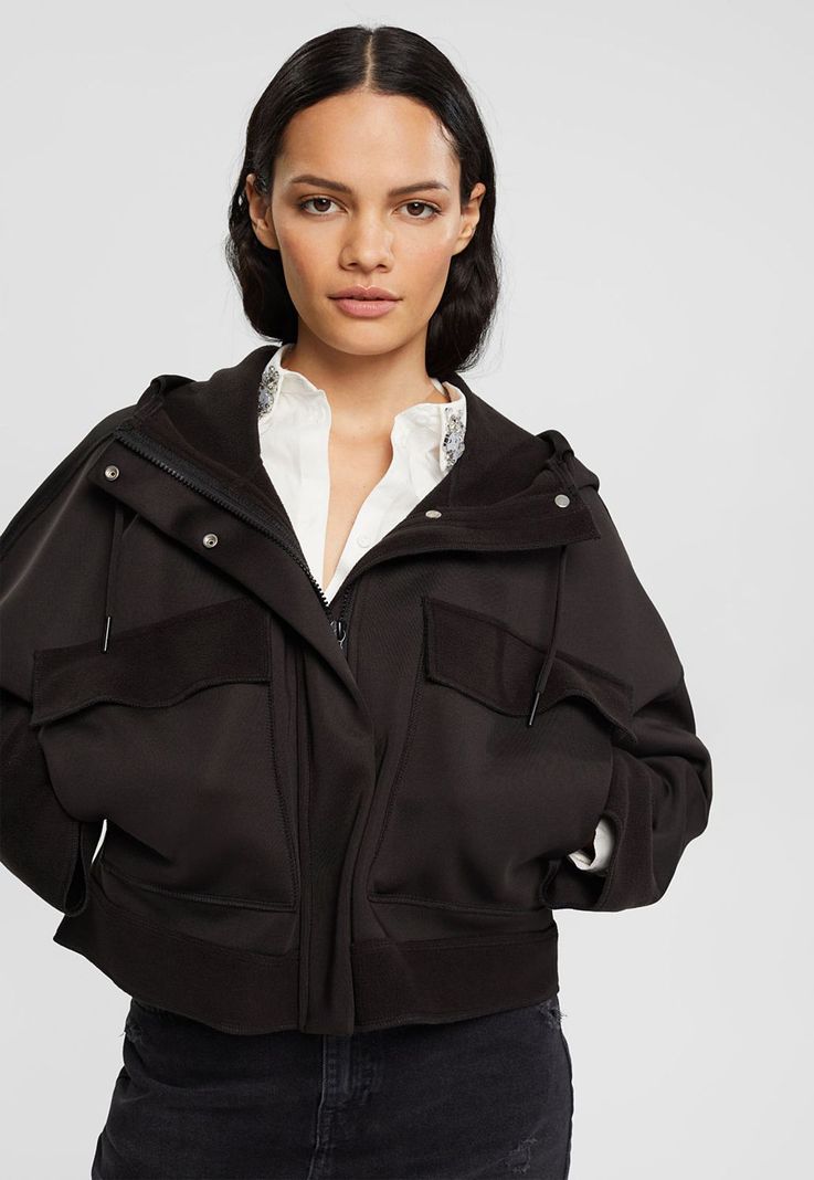 Chaqueta Con Capucha Mujer Esprit