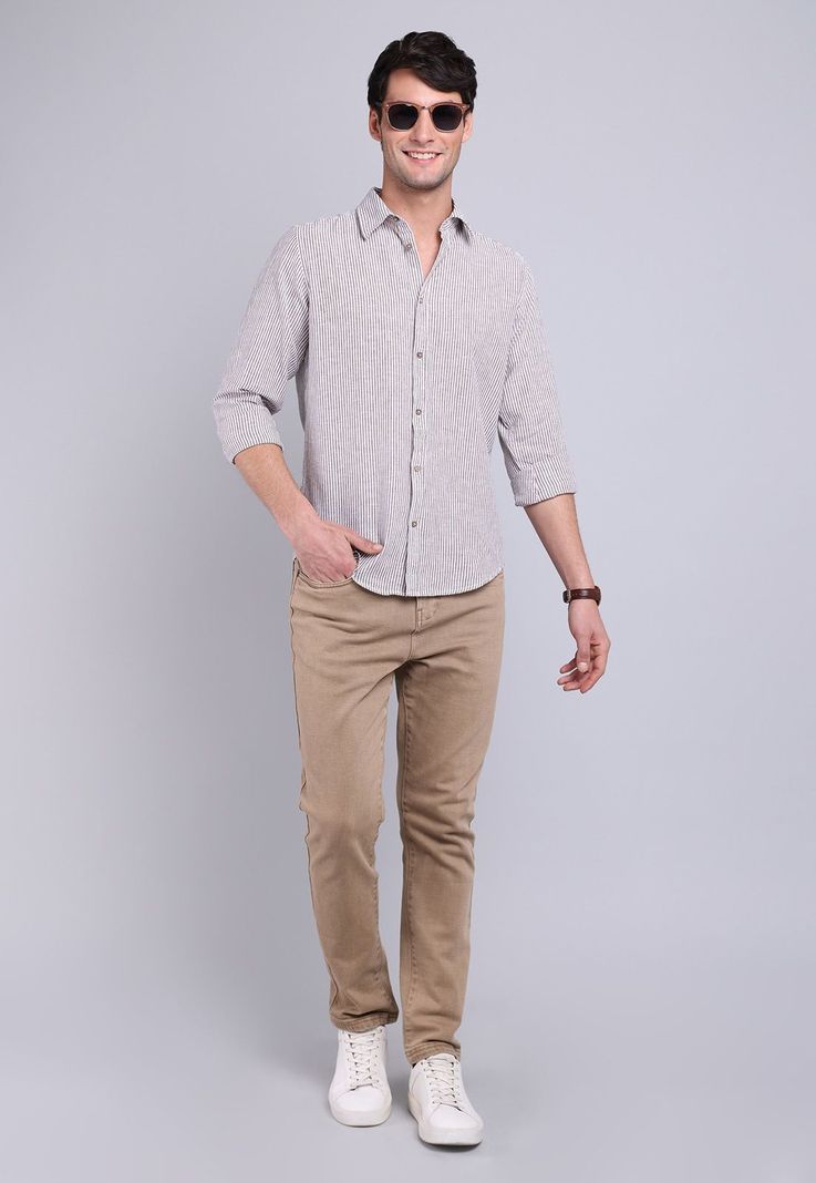 Camisa Lino Manga Larga Soviet BVSHF28BE-3