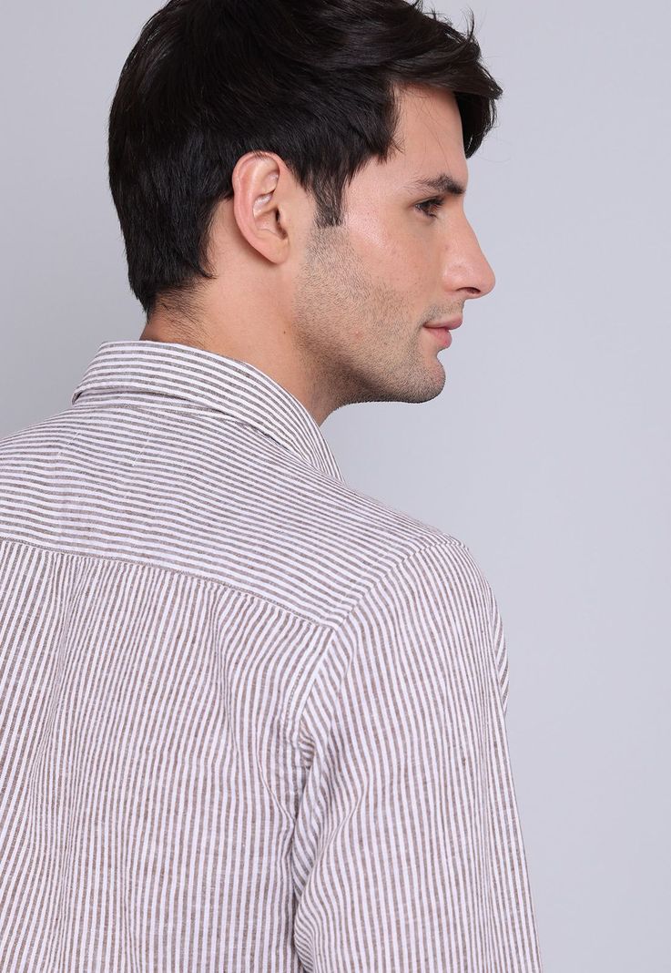 Camisa Lino Manga Larga Soviet BVSHF28BE-4