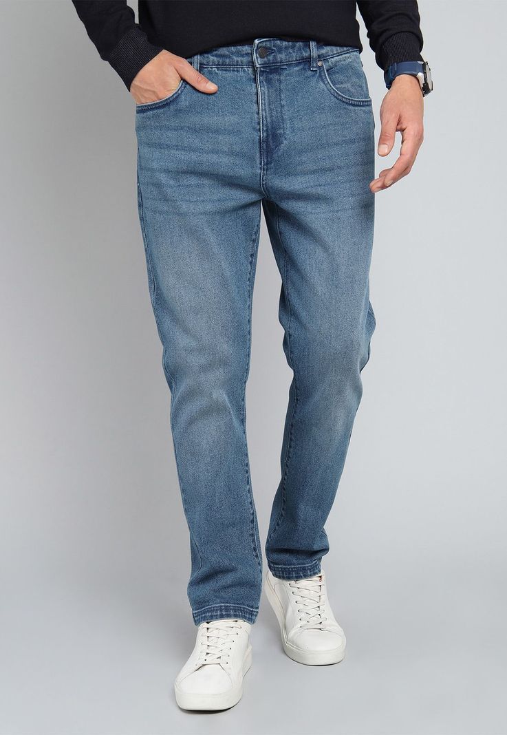 Jeans Straight Spandex Soviet BISHB02CE-0