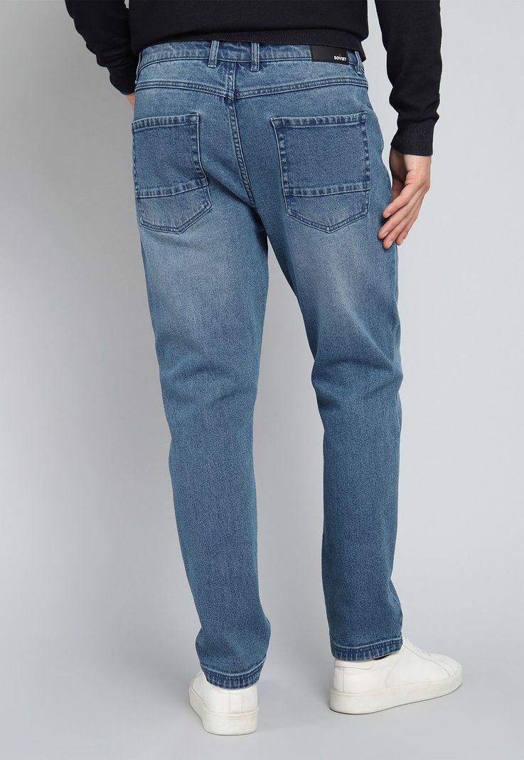 Jeans Straight Spandex Soviet BISHB02CE-1