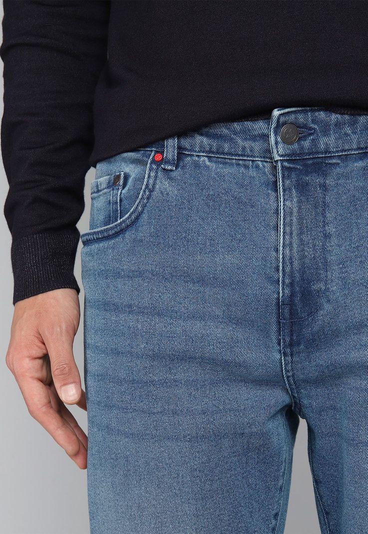 Jeans Straight Spandex Soviet BISHB02CE-2