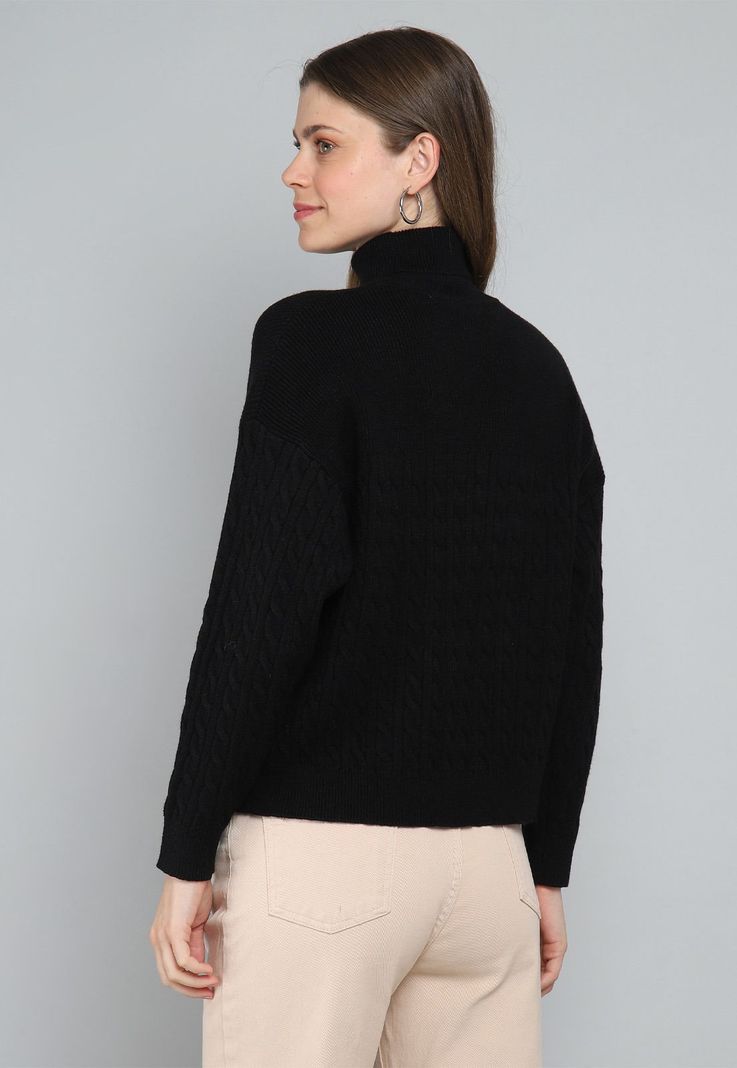 Sweater Multipunto Cuello Subido Mujer Esprit M008923-1
