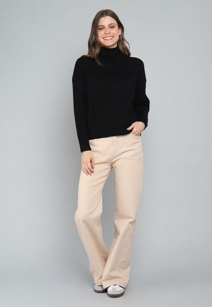 Sweater Multipunto Cuello Subido Mujer Esprit M008923-3