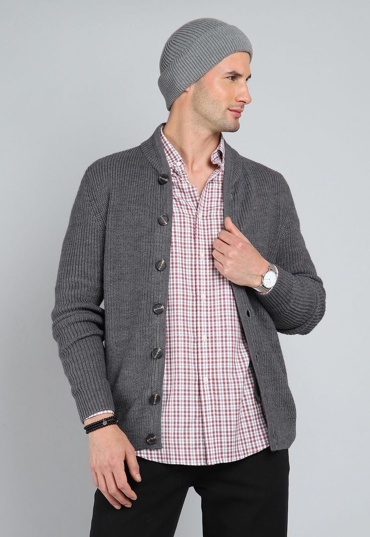 Cardigan Acanalado Guy Laroche GLBII46GR-0