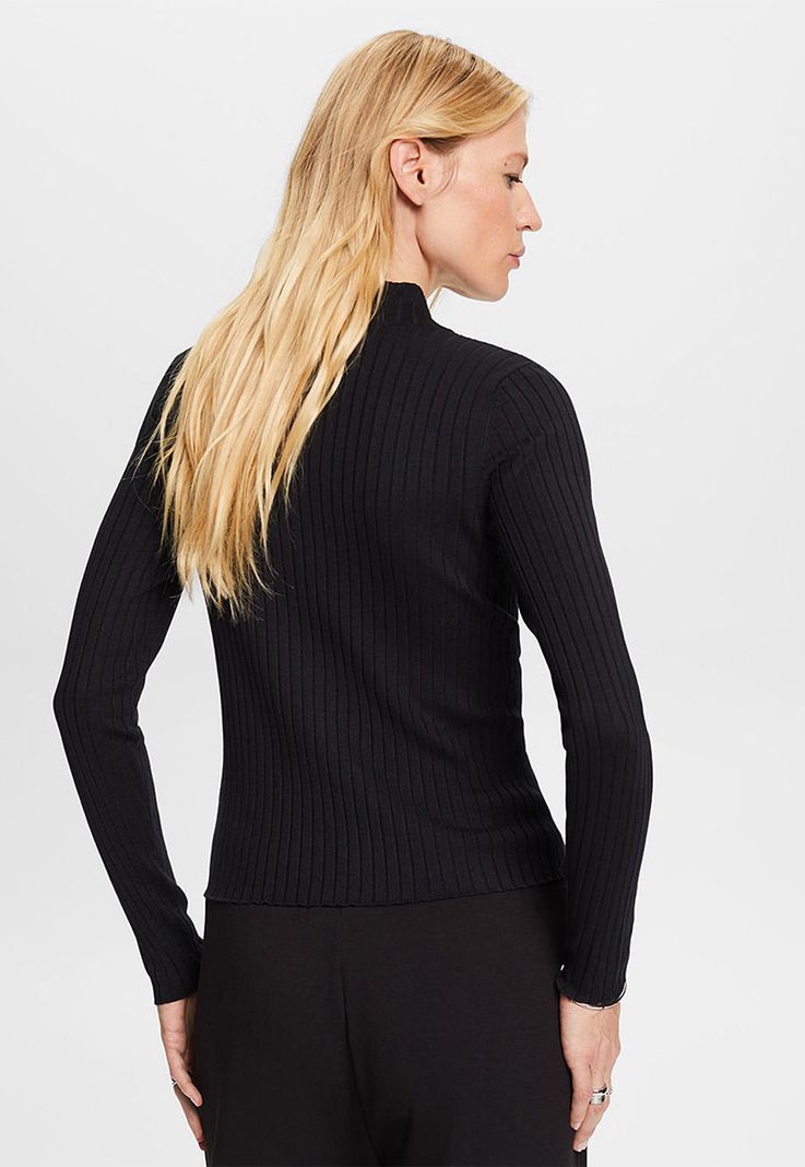 Sweater De Punto Acanalado A Rayas Mujer Esprit 083EE1I306-1