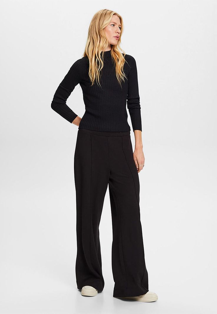 Sweater De Punto Acanalado A Rayas Mujer Esprit 083EE1I306-3