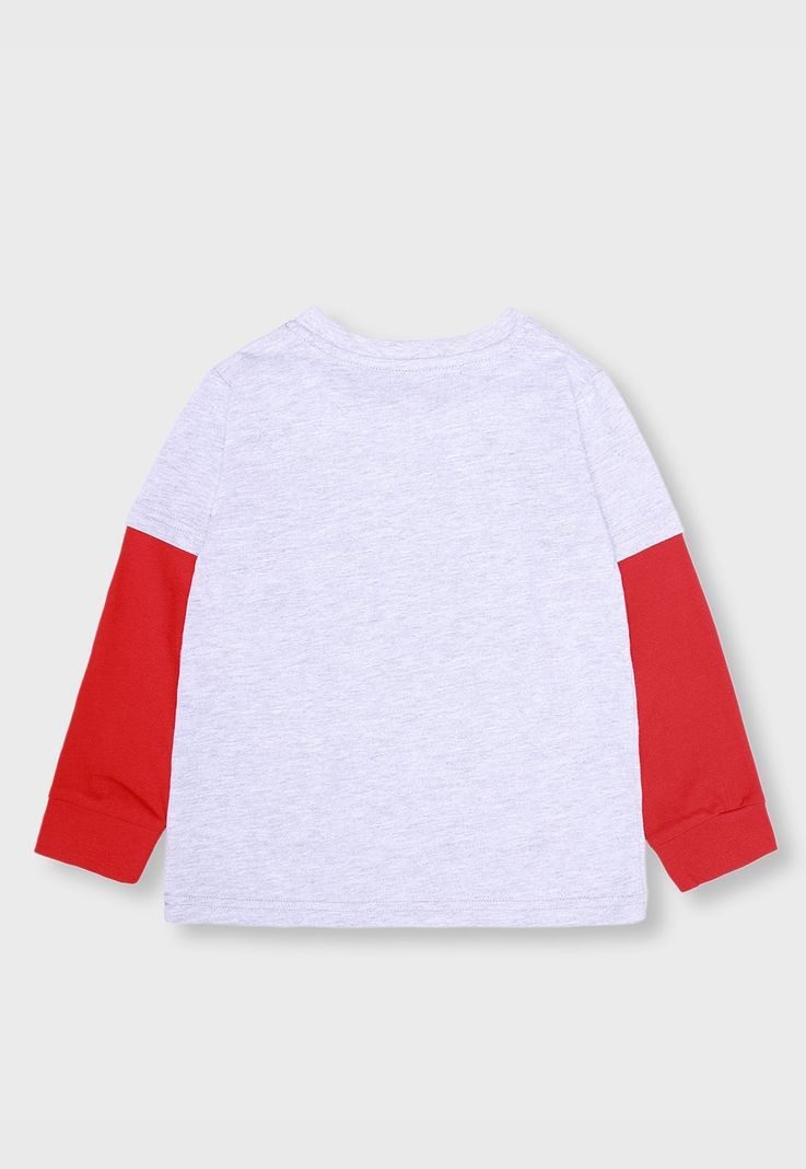 Polera Estampada Niño Osito-1