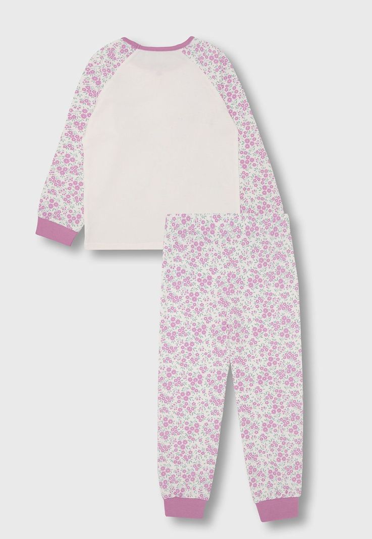 Pijama Manga Larga Niña Osito OPJA689EC-1