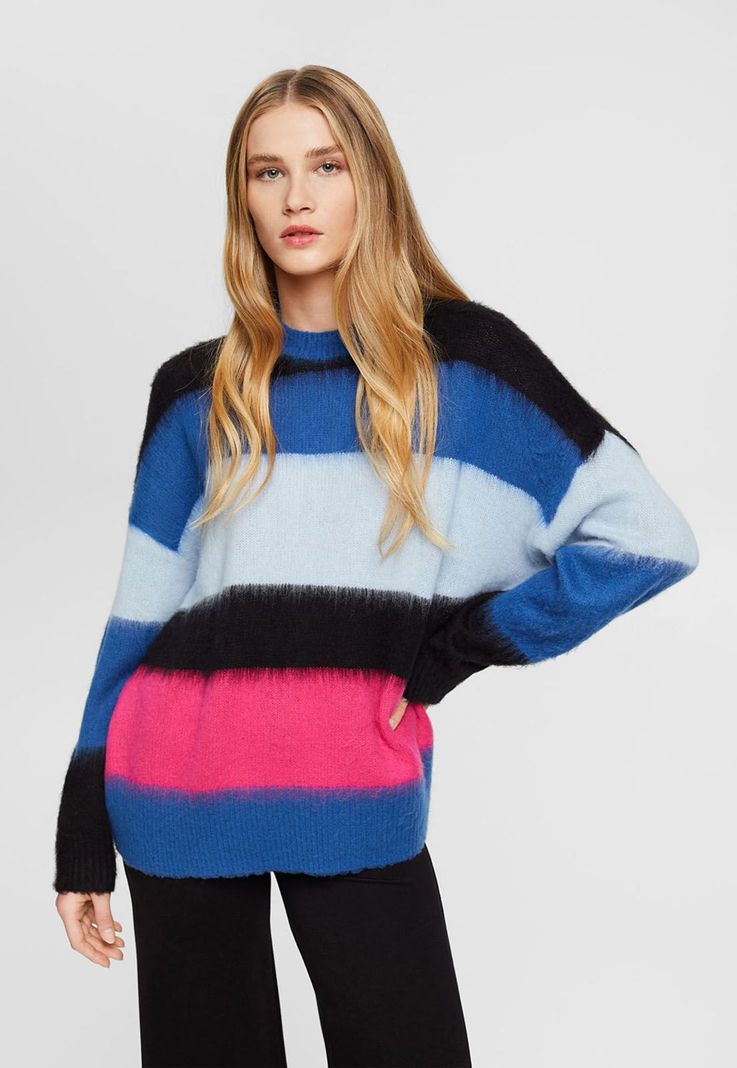 Sweater Oversized A Rayas Mujer Esprit