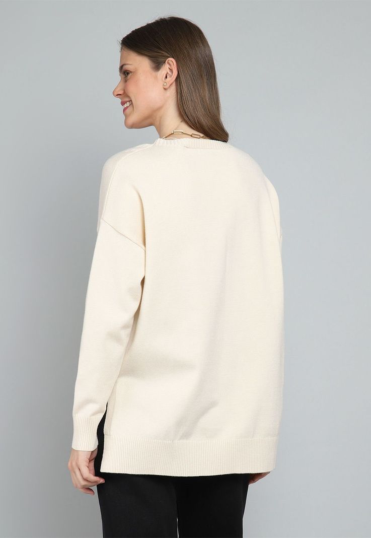 Sweater Largo con Aberturas Mujer Esprit M025167-1