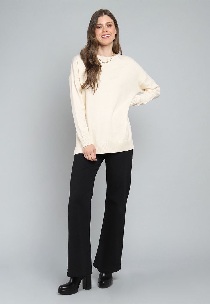 Sweater Largo con Aberturas Mujer Esprit M025167-3