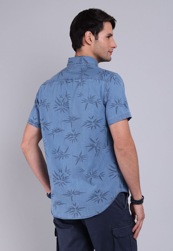 Camisa Denim Manga Corta Soviet BVSHF20DE-1