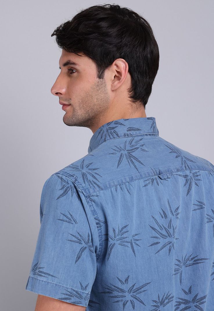 Camisa Denim Manga Corta Soviet BVSHF20DE-4