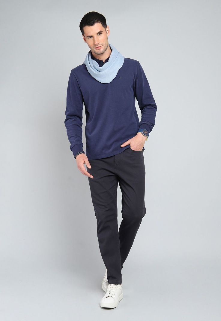 Polera Cuello Polo Manga Larga Guy Laroche GLBIK49AZ-3