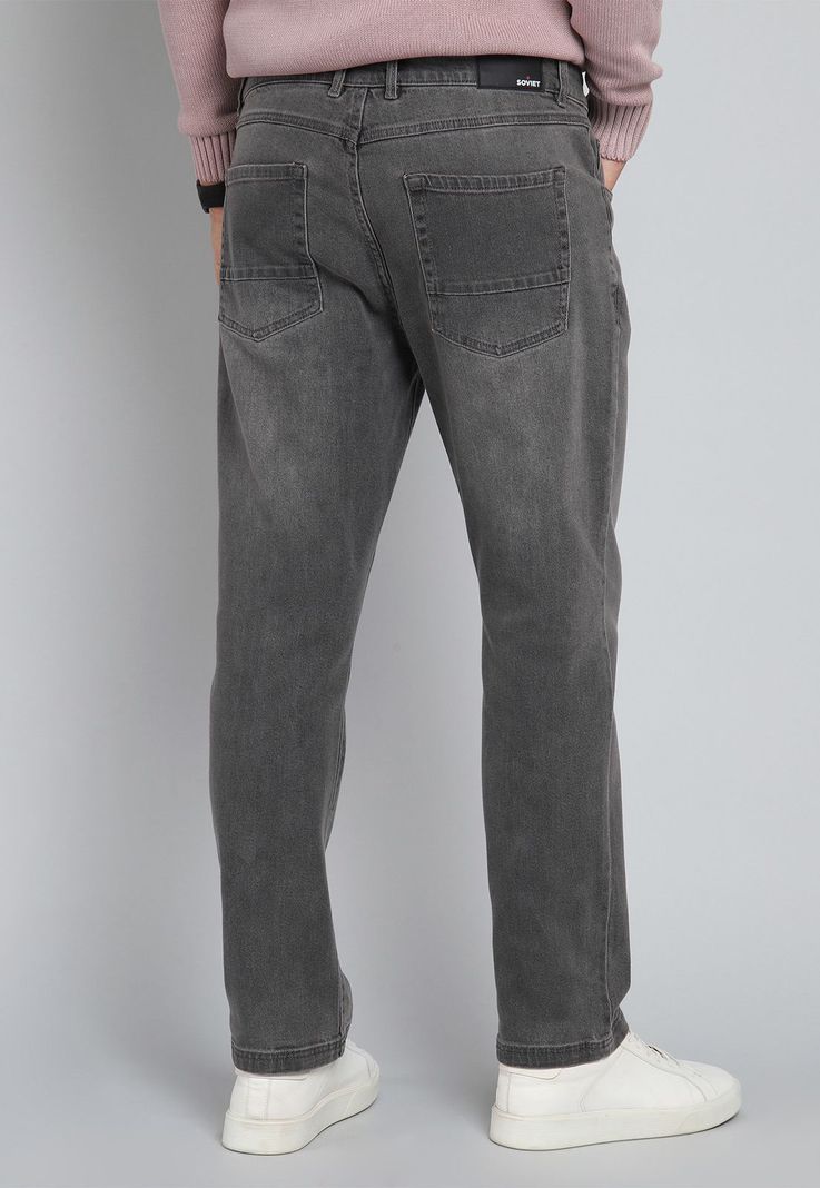 Jeans Straight Spandex Soviet BISHB02GR-1