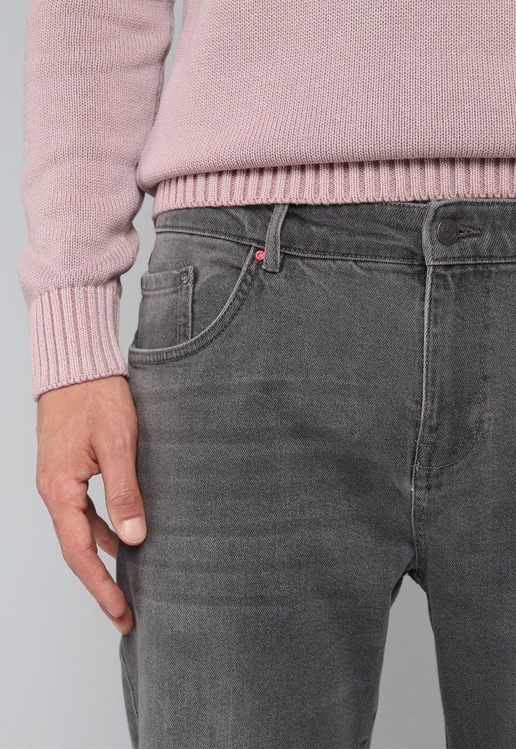 Jeans Straight Spandex Soviet BISHB02GR-2