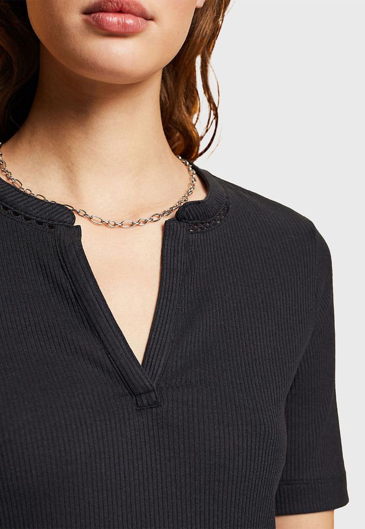 Polera Cuello Tunecino Mujer Esprit 033EE1K304-2