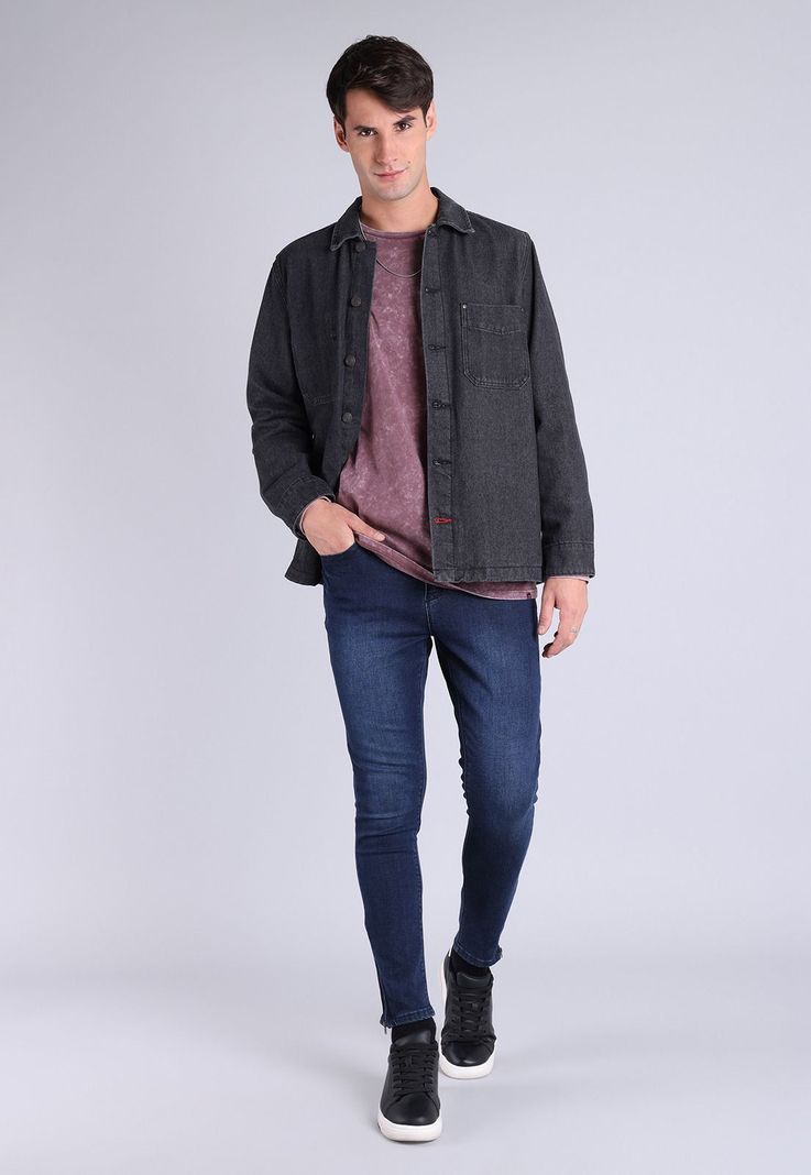 Chaqueta Denim Hombre Soviet SJKH801NE-3