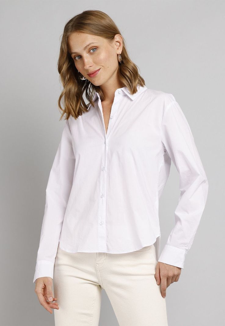 Blusa Camisera Lisa Mujer Esprit 119F007-3