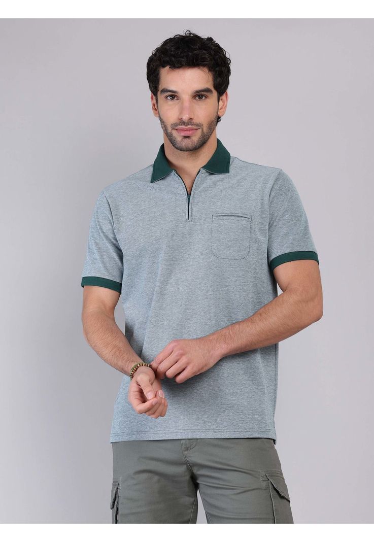 Polera Pique Melange Piero Butti PBCVK40VE Verde S