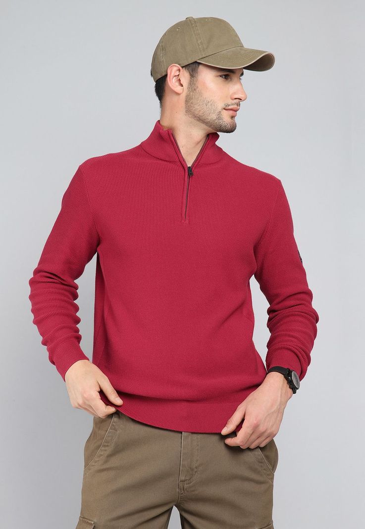 Sweater Half Zipper Soviet BISHI27RO-0