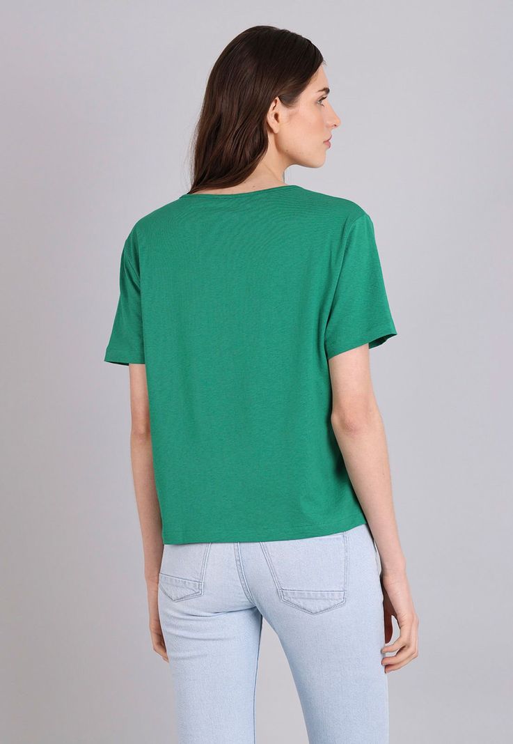 Polera Con Escote Redondo Mujer Esprit-1