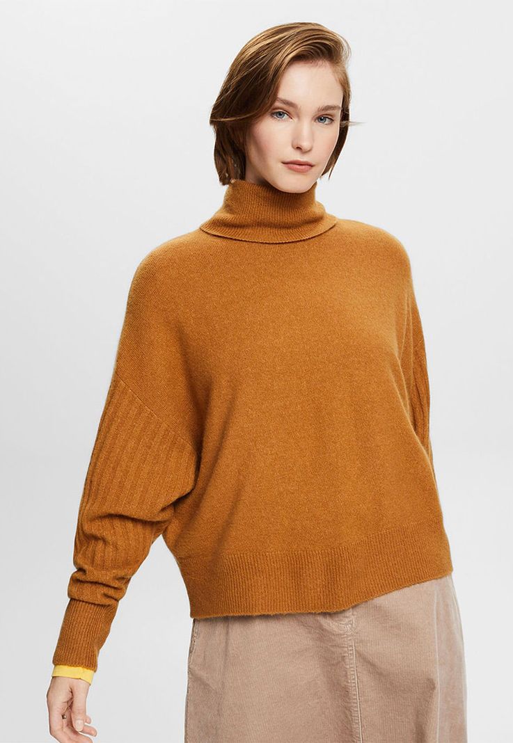 Sweater De Cuello Alto Mujer Esprit 093CC1I305-3