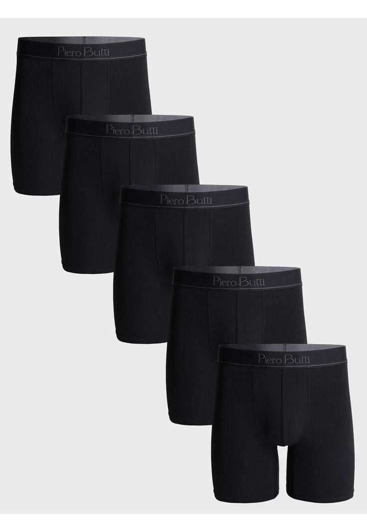 Boxer 5 Unidades Liso Negro Piero Butti PBBO514NE S