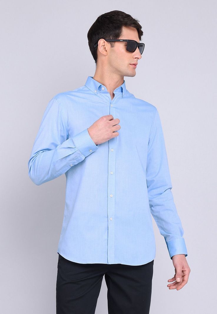 Camisa Lisa Manga Larga Guy Laroche GLBVF02CE-0