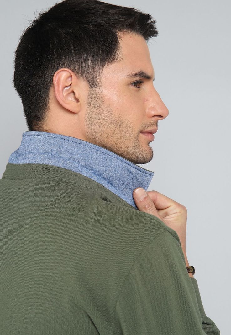 Polera Pique Manga Larga Guy Laroche GLBIK48OL-4
