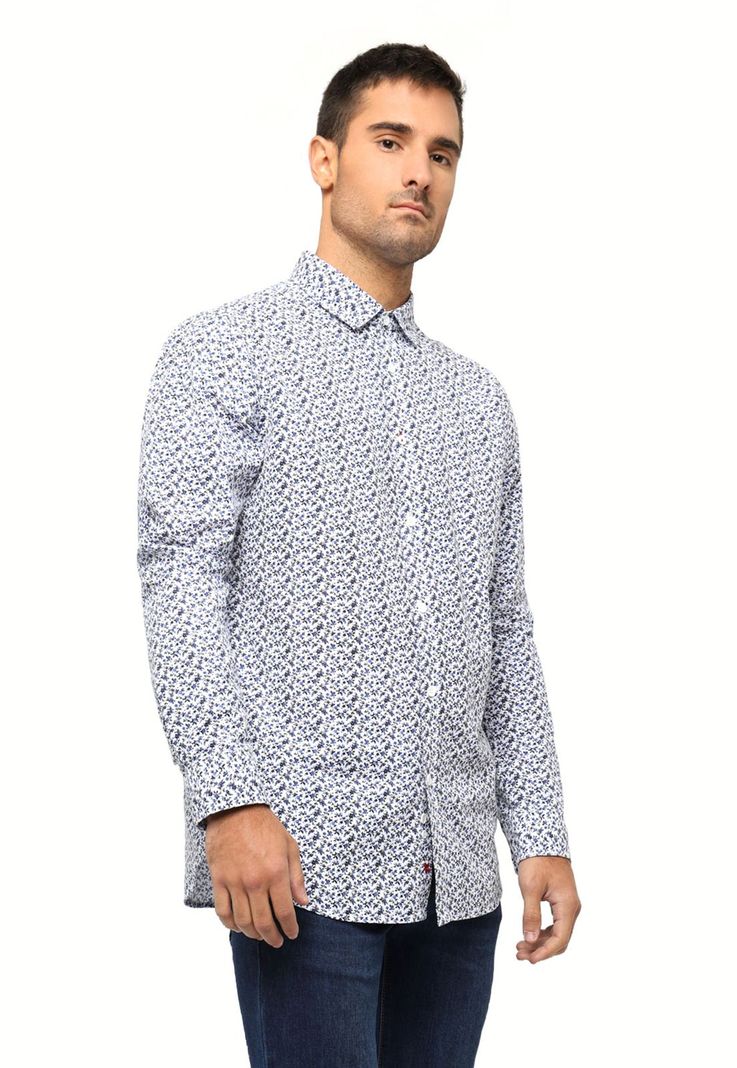 Camisa Azul SV04NB