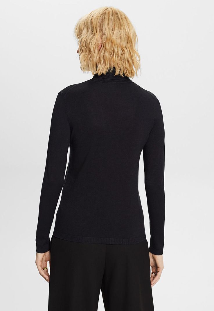 Sweater De Manga Larga Y Cuello Alto Mujer Esprit-1