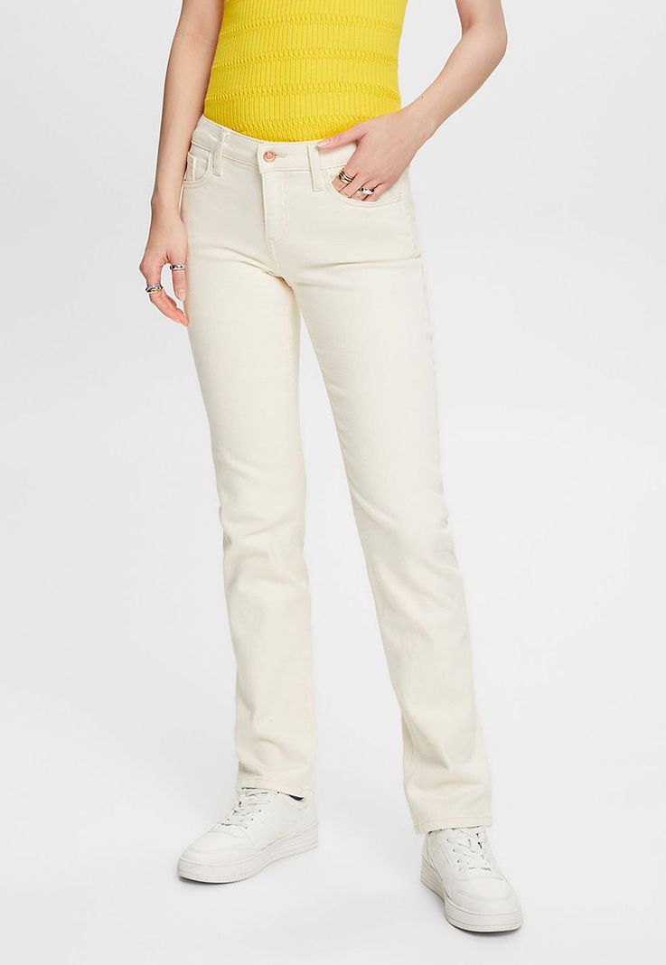 Jeans De Corte Recto Y Tiro Medio Mujer Esprit 034EE1B324-0