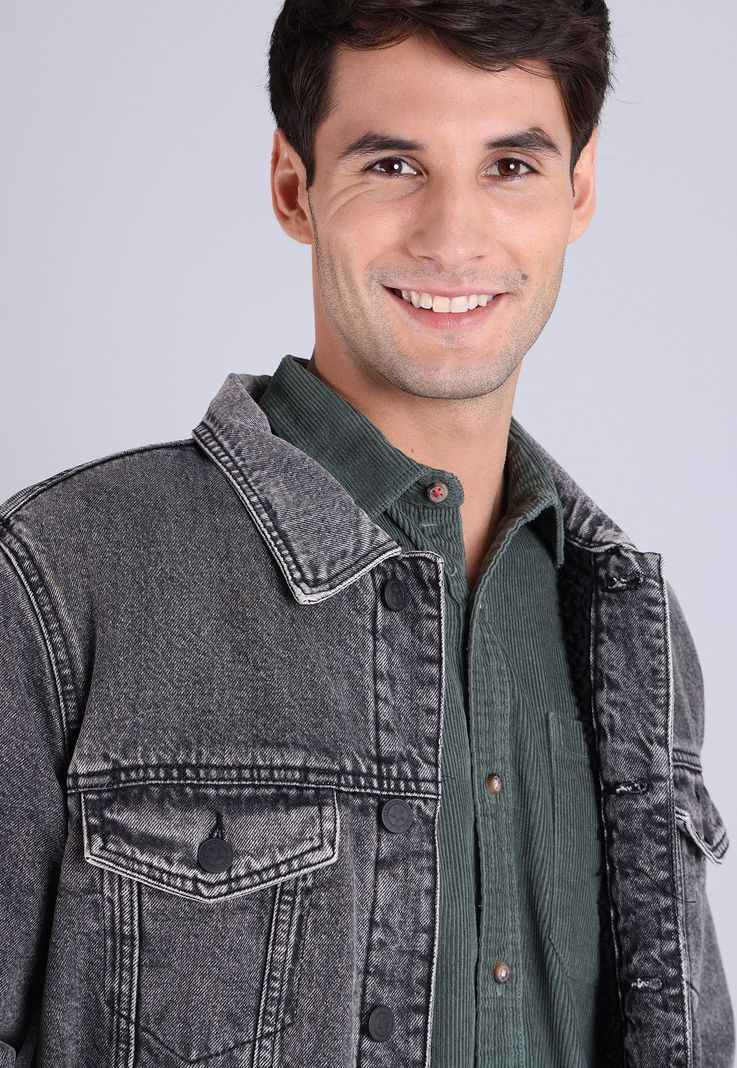 Chaqueta Denim con Sherpa Hombre Soviet-2