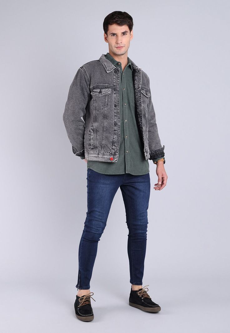 Chaqueta Denim con Sherpa Hombre Soviet-3