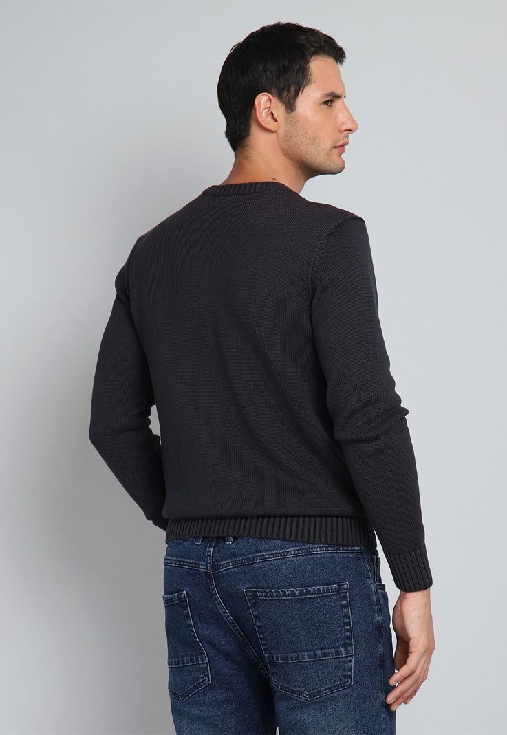 Sweater Cuello Redondo Stone Wash Soviet BISHI17NE-1