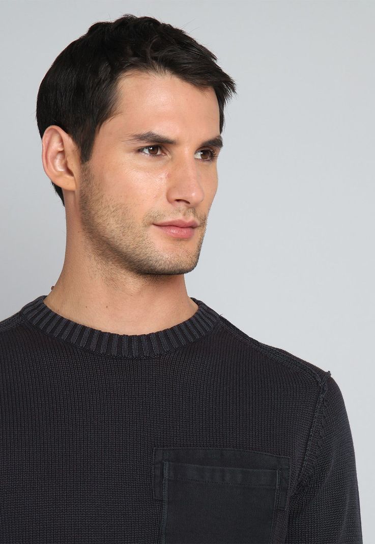 Sweater Cuello Redondo Stone Wash Soviet BISHI17NE-2