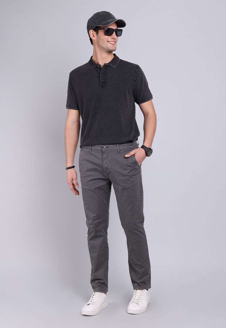 Pantalon Straight Fit Stone Wash Soviet BVSHB85GR-3